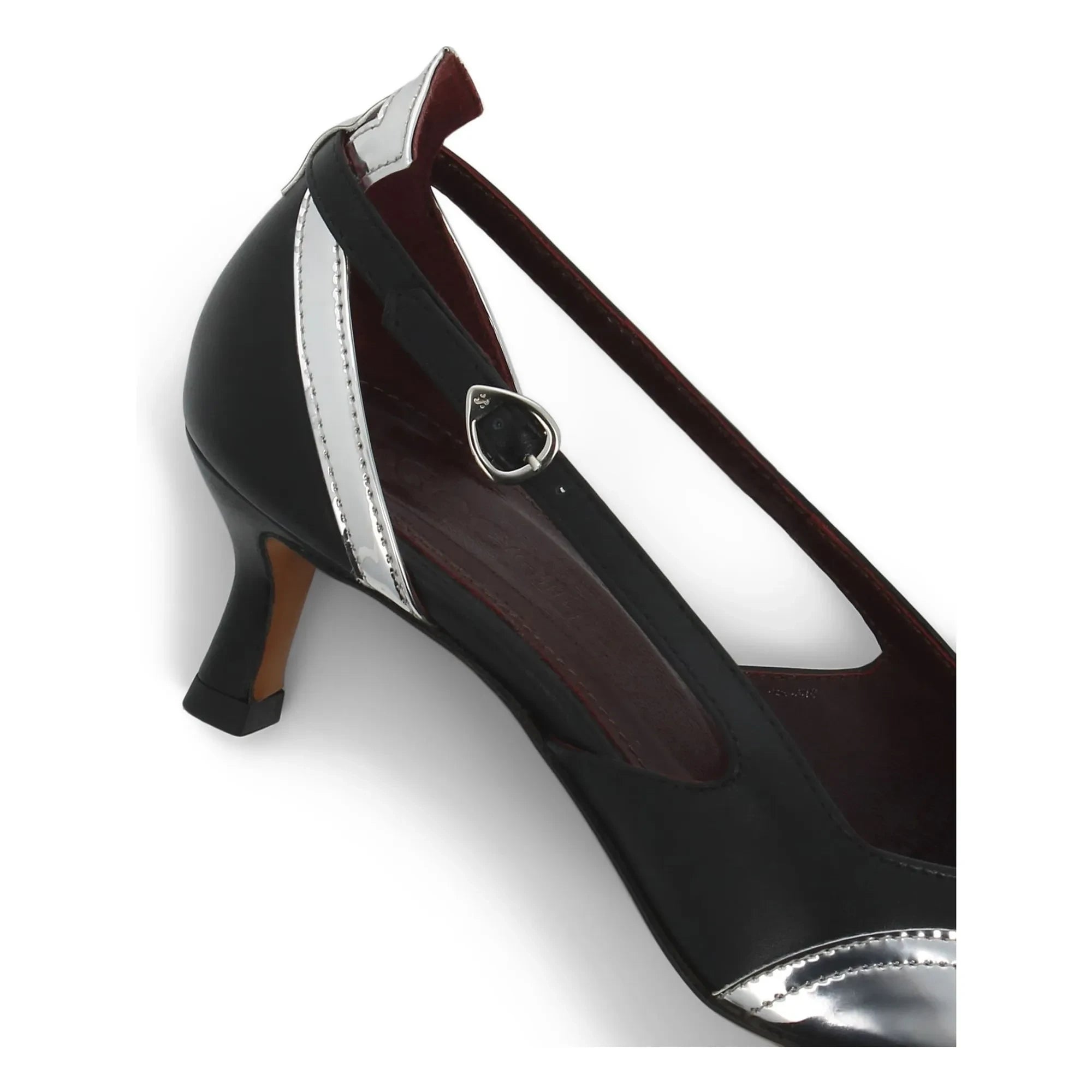 Socque Paris - Zapatos de tacón de piel Patti | Negro