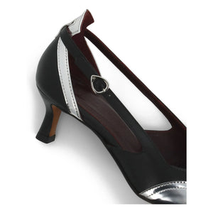 Socque Paris - Zapatos de tacón de piel Patti | Negro