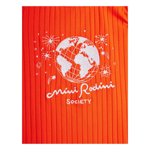 Mini Rodini - Bañador de fibra reciclada Society | Rojo