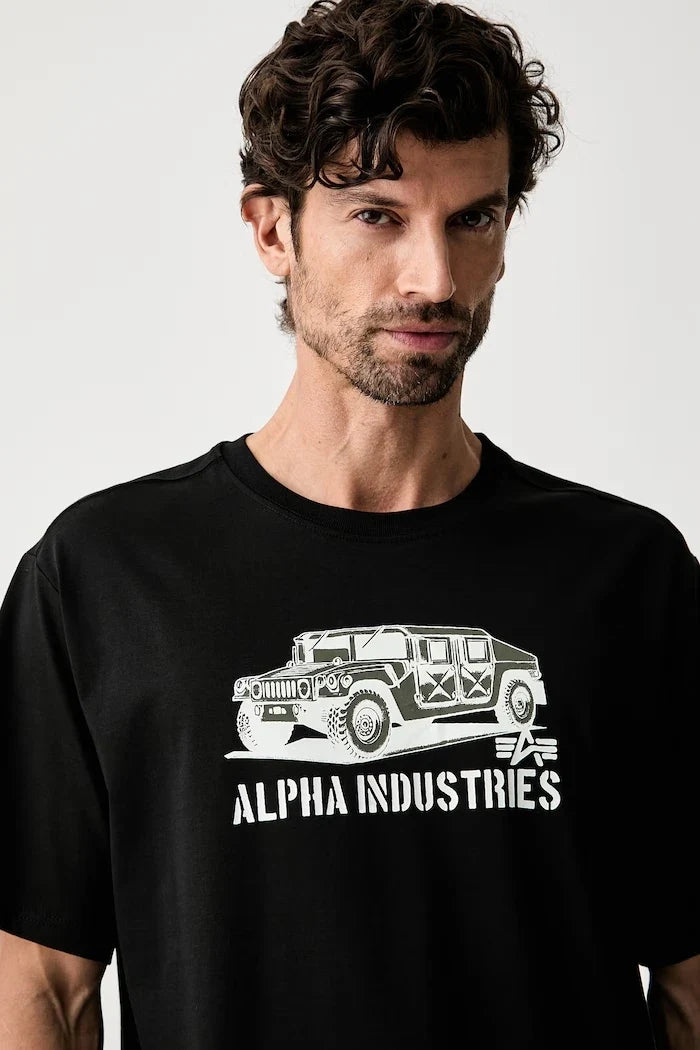 Camiseta Humvee de algodón para hombre Alpha Industries