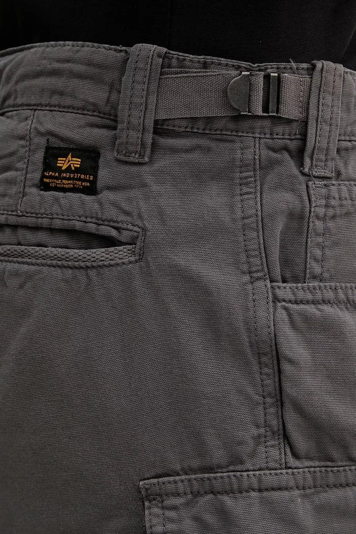 Pantalones cortos cargo Alpha Industries para hombre de lona de algodón