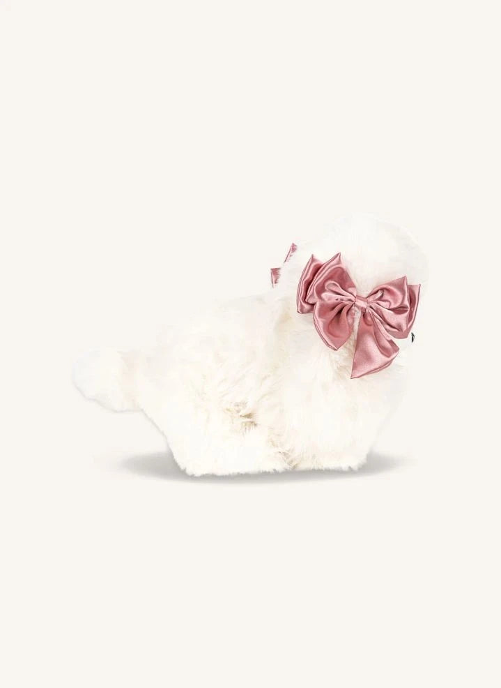 Konges Sløjd - Spitz Köpek Peluş Oyuncak | Beyaz