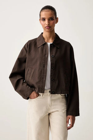 Chaqueta corta de algodón para mujer Marc O'Polo