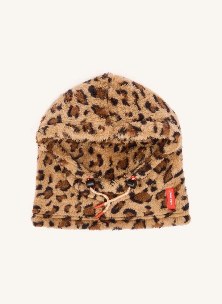 Hello Hossy - Warmy Leopardo balaclava | Beige