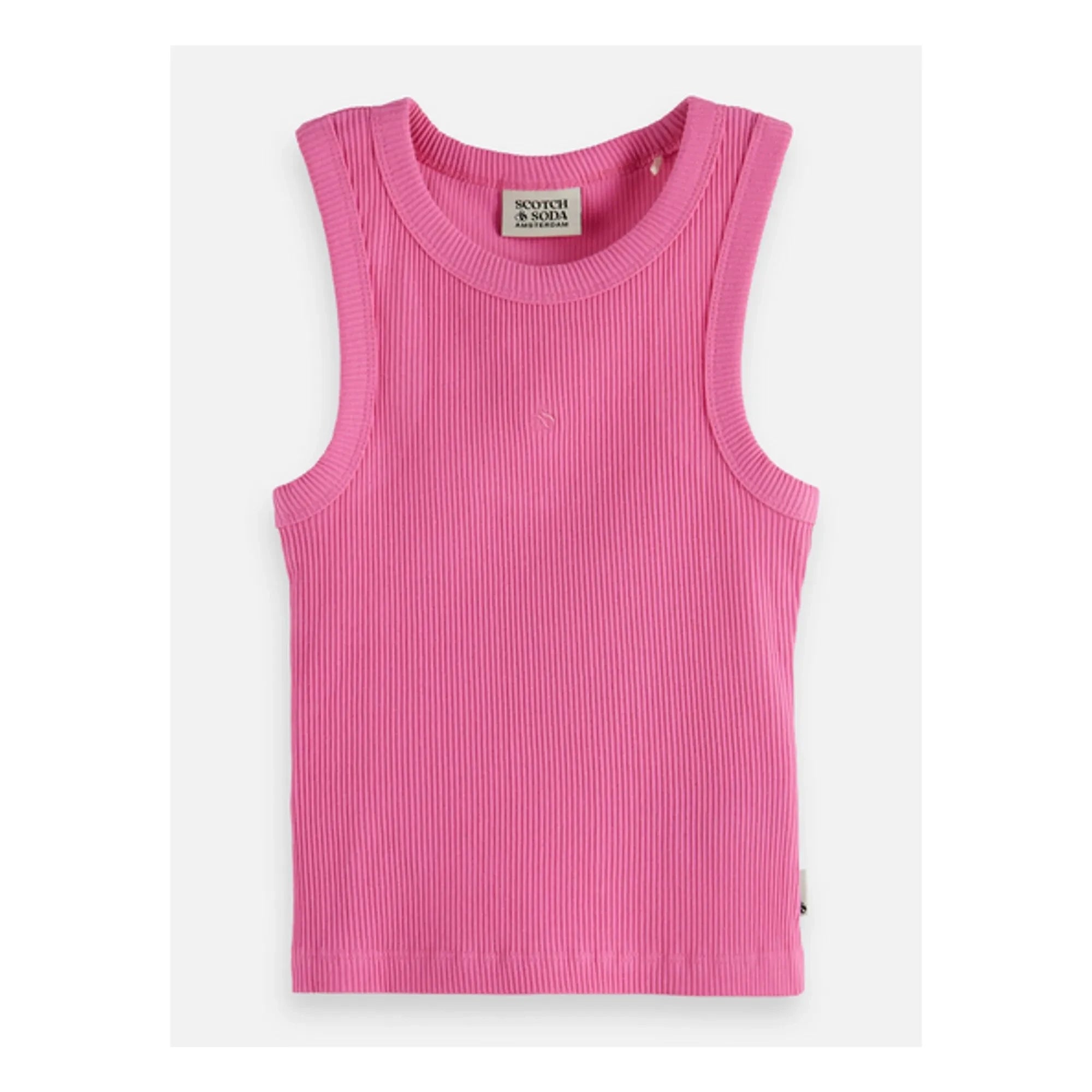 Scotch & Soda - Camiseta acanalada | Rosa