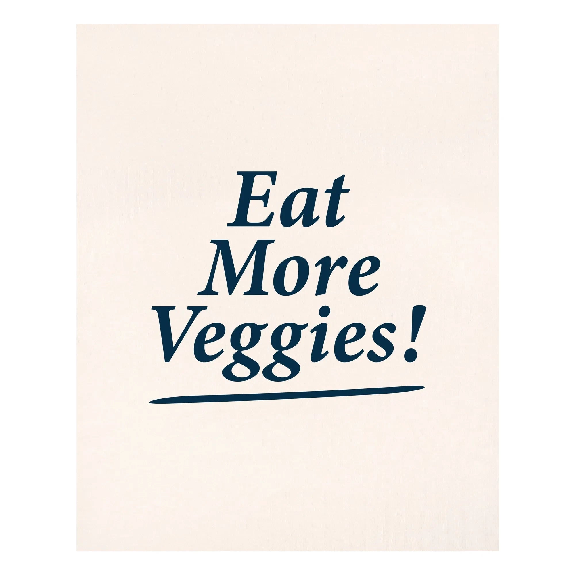 Sporty & Rich - Sudadera Eat More Veggies | Crema