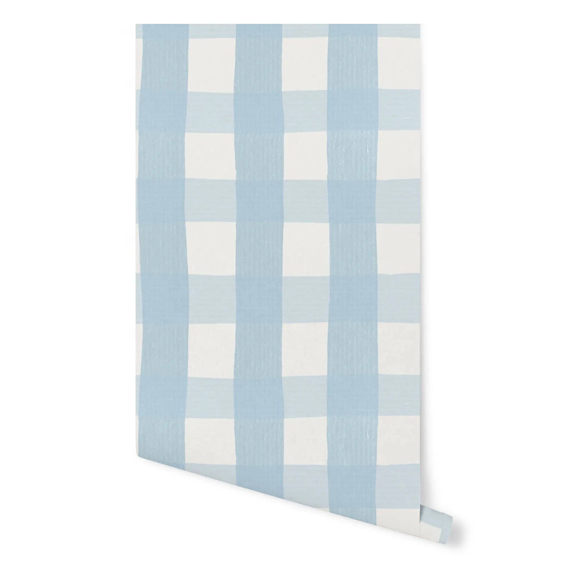PaperMint - Papel pintado a cuadros azul