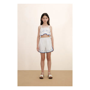 Tinycottons - Cisnes Cortos Lino | Blanco