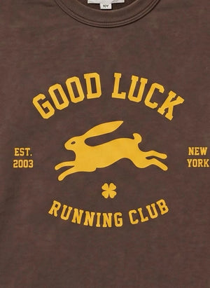 Finger in the nose - "Blow Good Luck" Sudadera de algodón orgánico | Chocolate