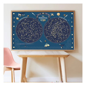 Poppik - Póster de constelaciones + Pegatinas