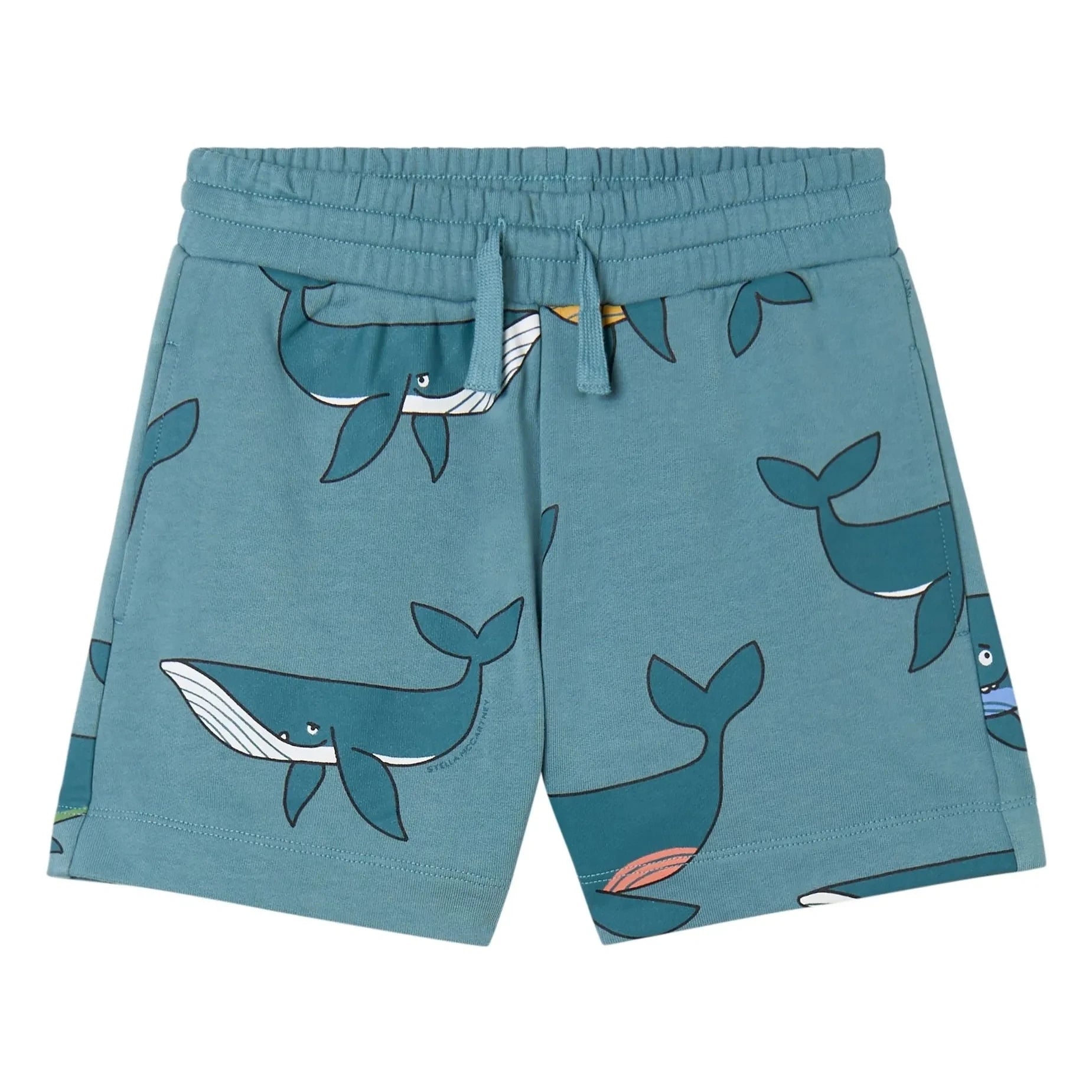 Stella McCartney Kids - Ballenas Cortas | Turquesa