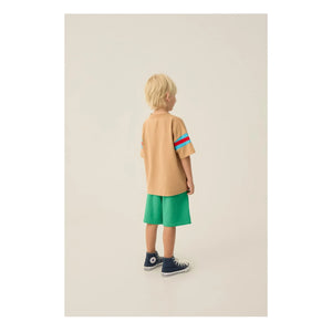The Campamento - Camiseta Rayas Contraste | Camel