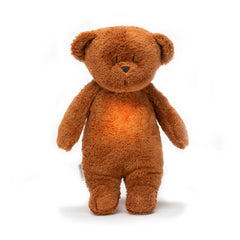 Moonie - Oso de peluche musical y luz nocturna Caramel