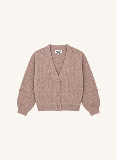 Hundred Pieces - Adel Cárdigan de Lana Merino | Rosa