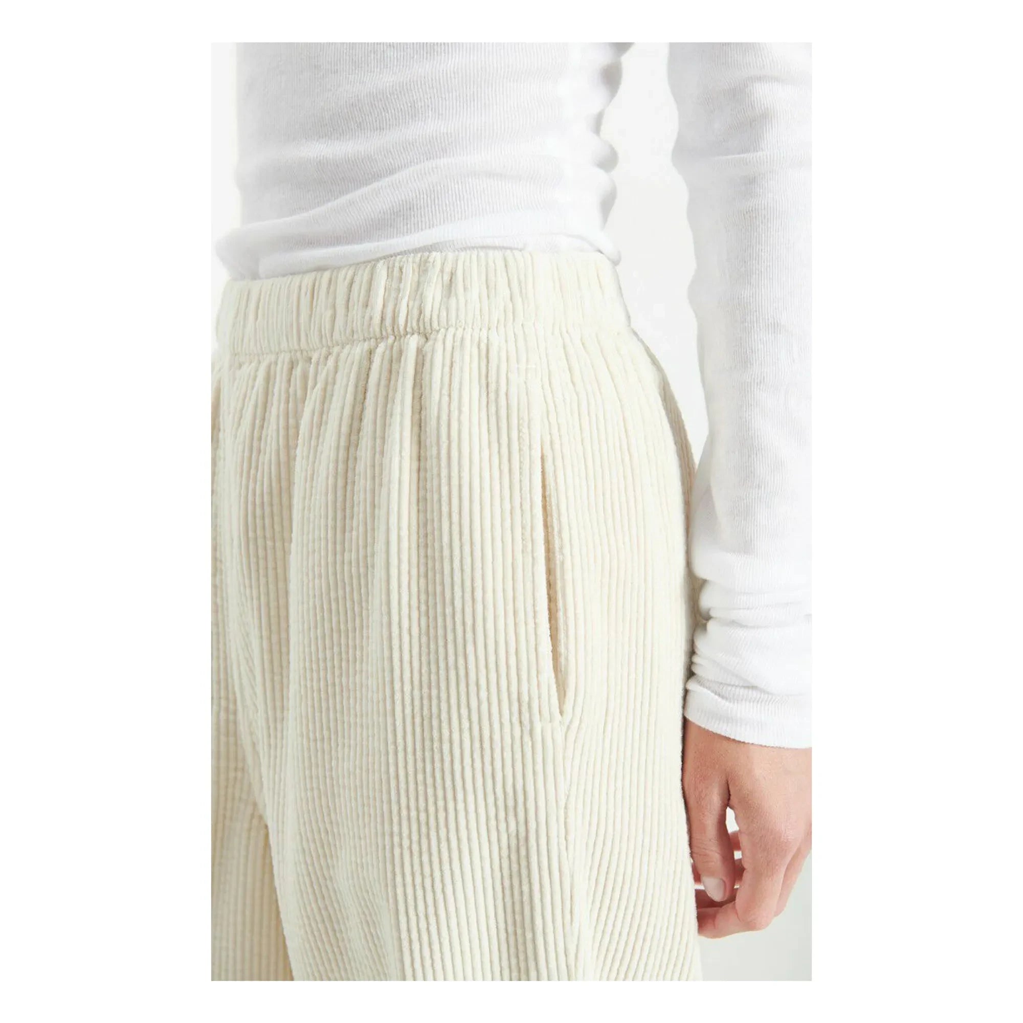 American Vintage - Pantalón de terciopelo Padow | Crudo