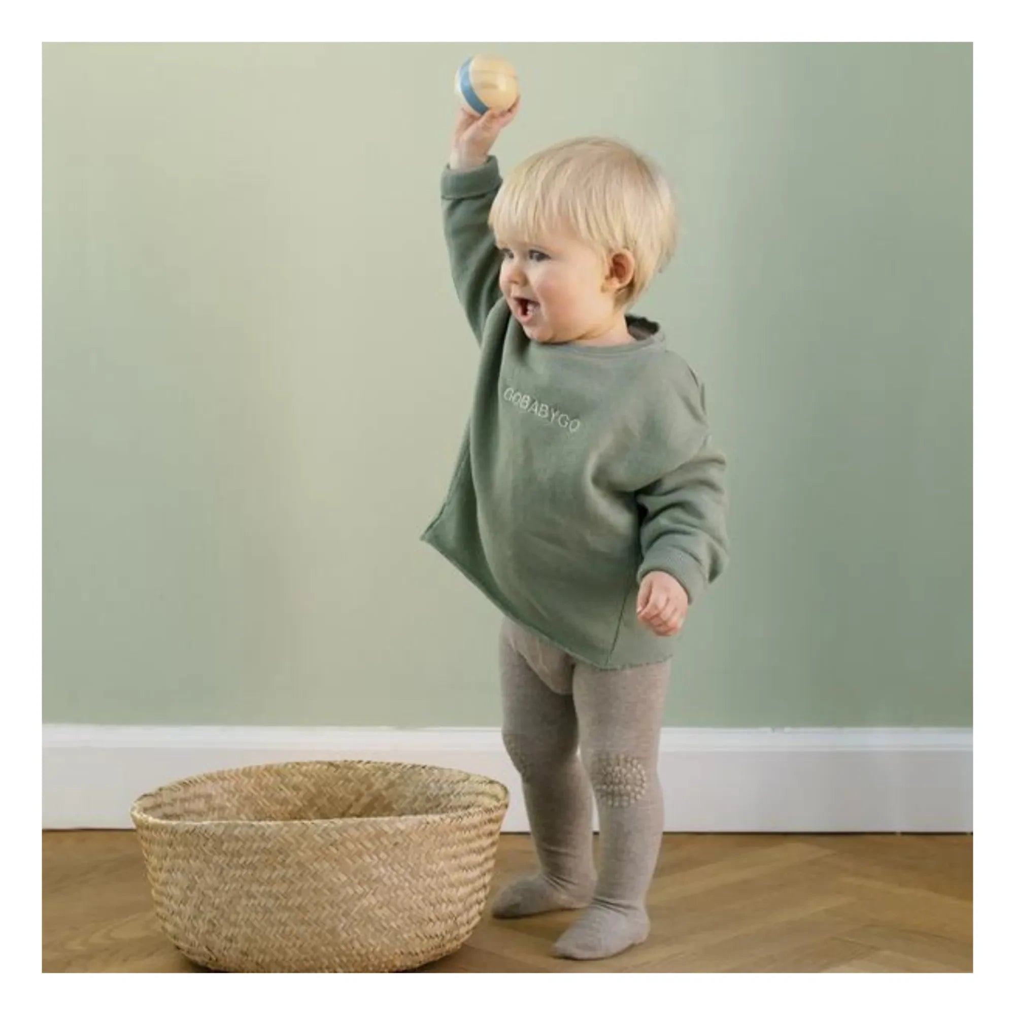 GOBABYGO - Mallas antideslizantes | Beige