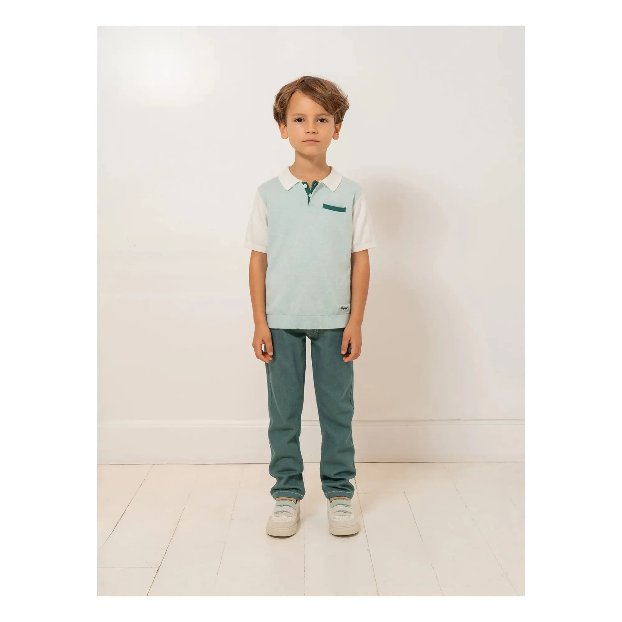 Bonpoint - Polo Laser | Azul claro