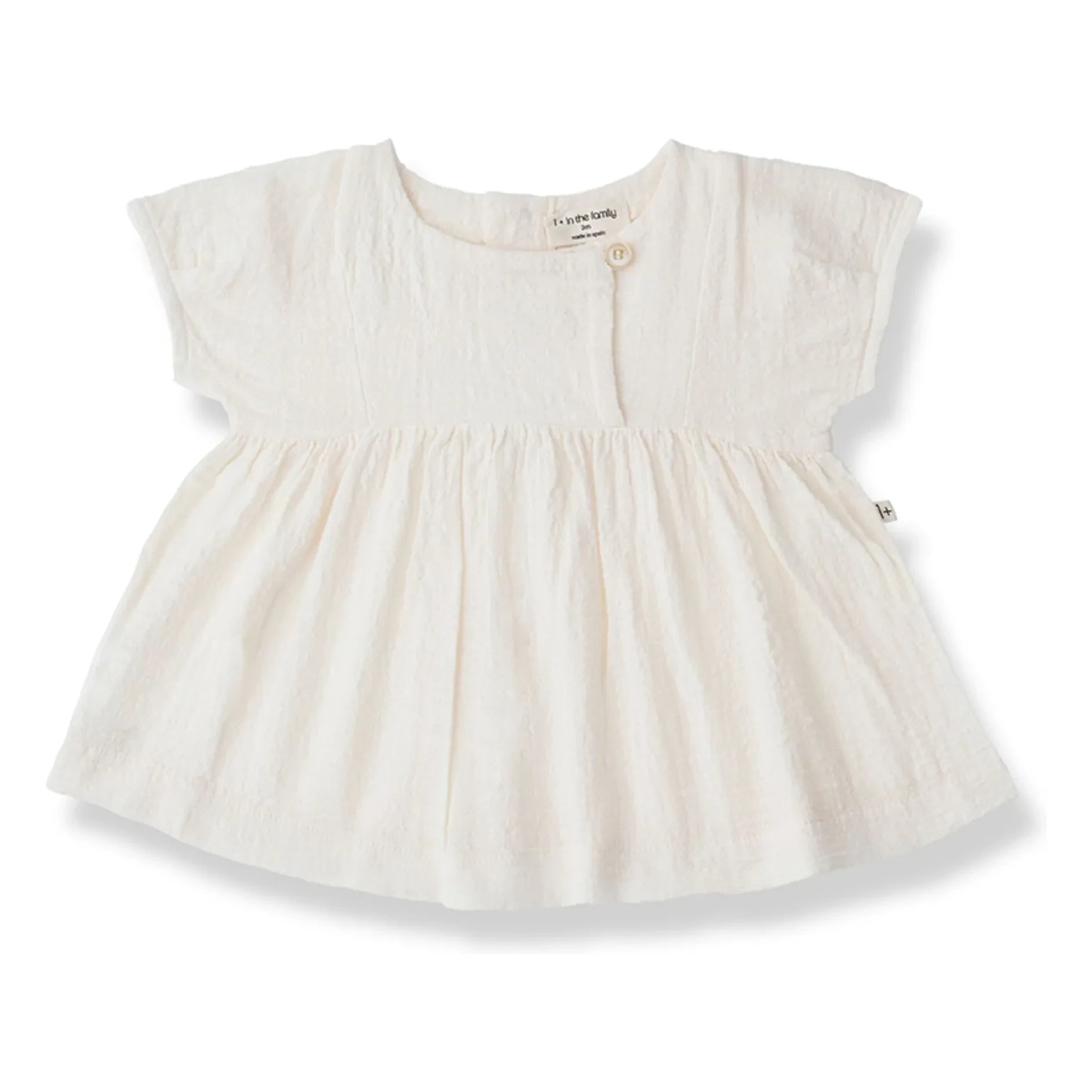 1+ in the family - Vestido de gasa Gualta | Blanco
