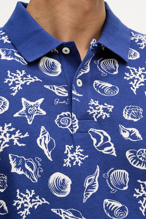 Camiseta de algodón para hombre con cuello de Gant