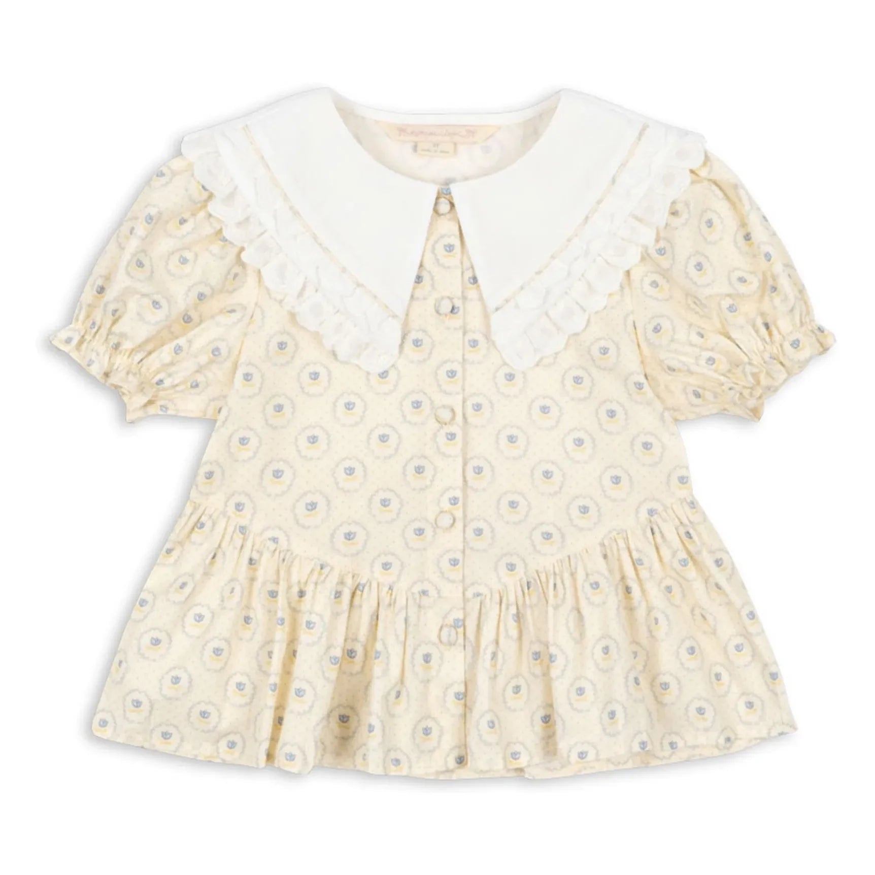 Konges Sløjd - Blusa de algodón orgánico | Crudo