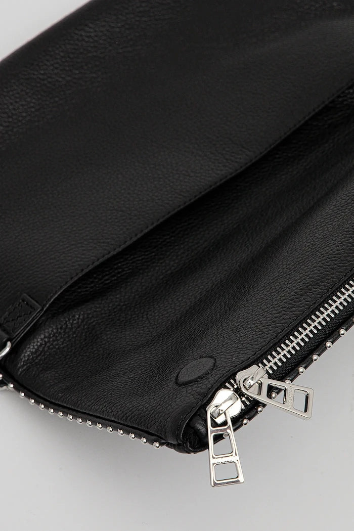 ZADIG&VOLTAIRE ROCK GRAINED LEATHER STUDS Bolso de piel