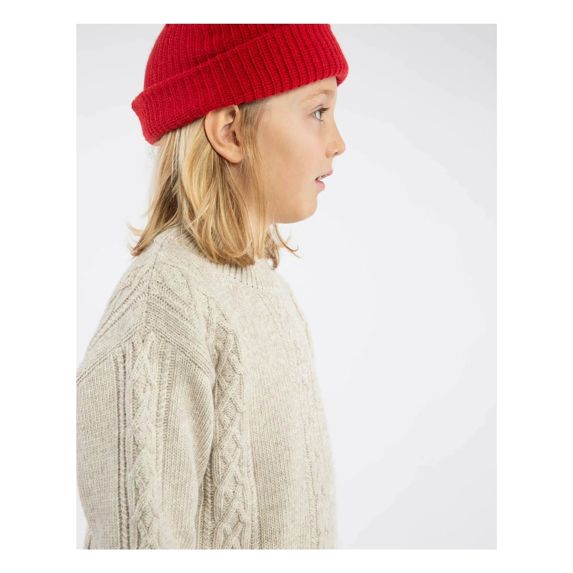 Matona - Yün Kablo Kazak | Oatmeal