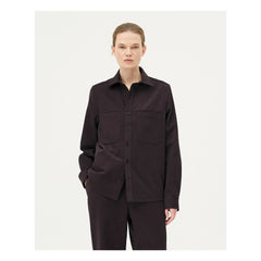 Noyoco - Sobrecamisa de algodón orgánico Ottawa | Gris oscuro