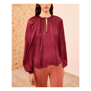 Ulla Johnson - Blusa Electra | Borgoña