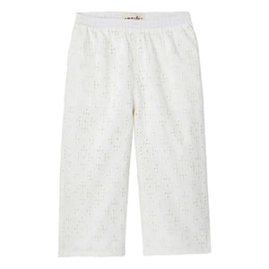 Apaches - Pantalón bordado hitam | Crema