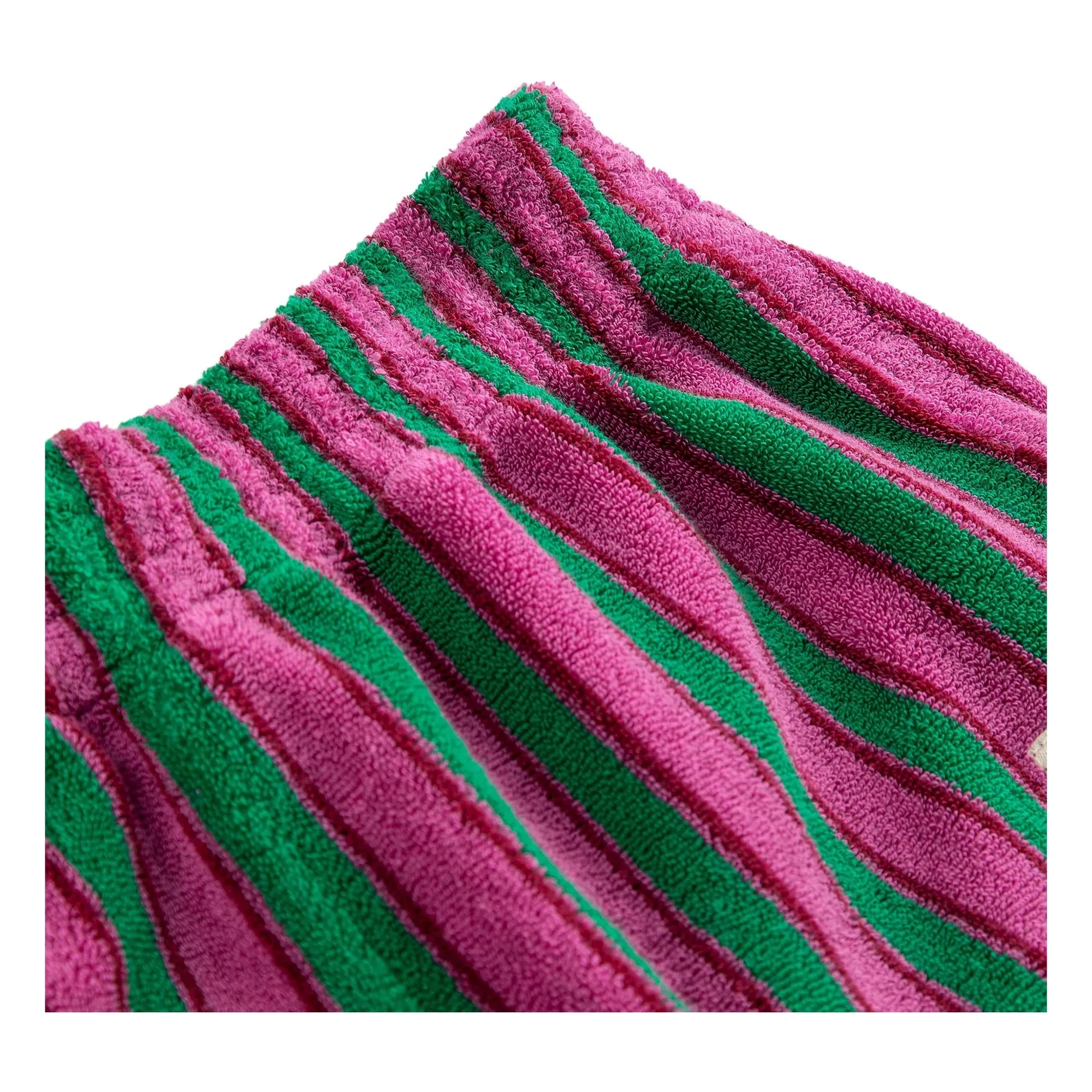 Bobo Choses - Shorts de rizo a rayas | Verde