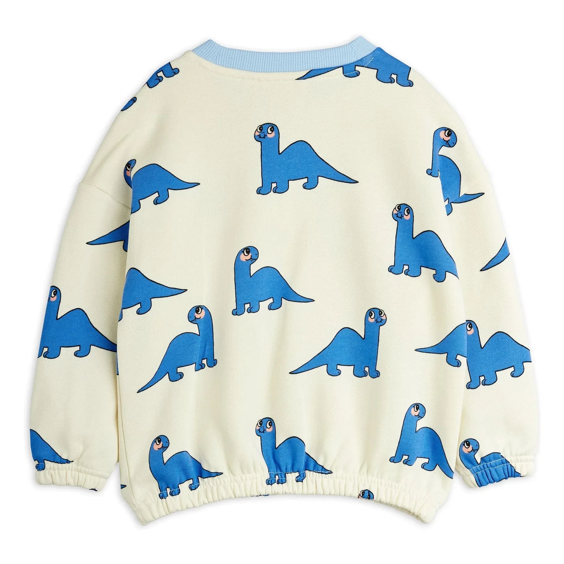 Mini Rodini - Sudadera de algodón orgánico con dinos | Crudo