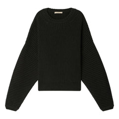 Sessùn - Kanso Jersey de Canalé de Lana | Verde oscuro