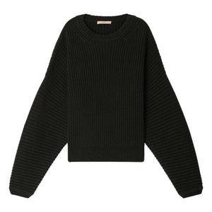 Sessùn - Kanso Jersey de Canalé de Lana | Verde oscuro