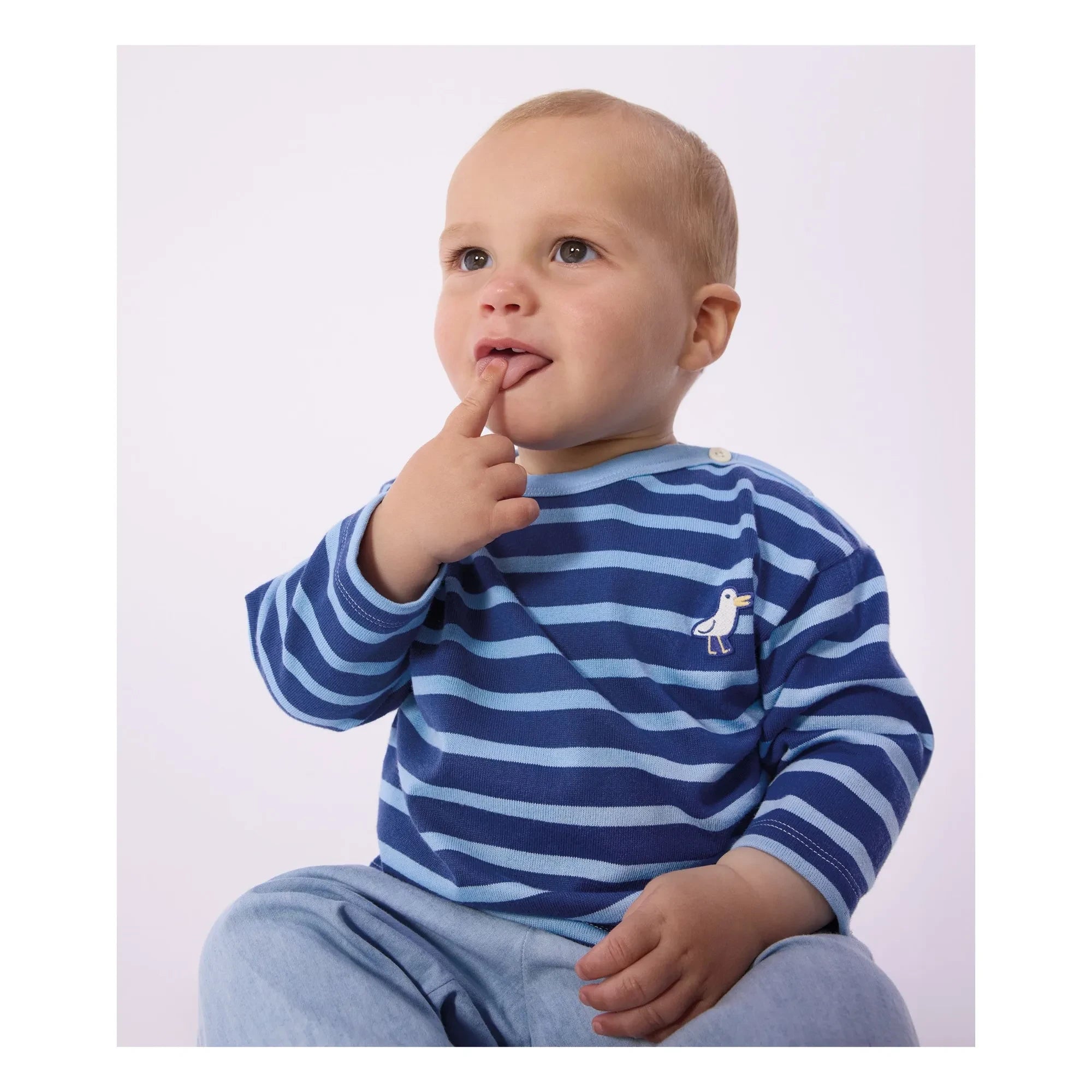 Petit Bateau - Camiseta Gaviota | Azul