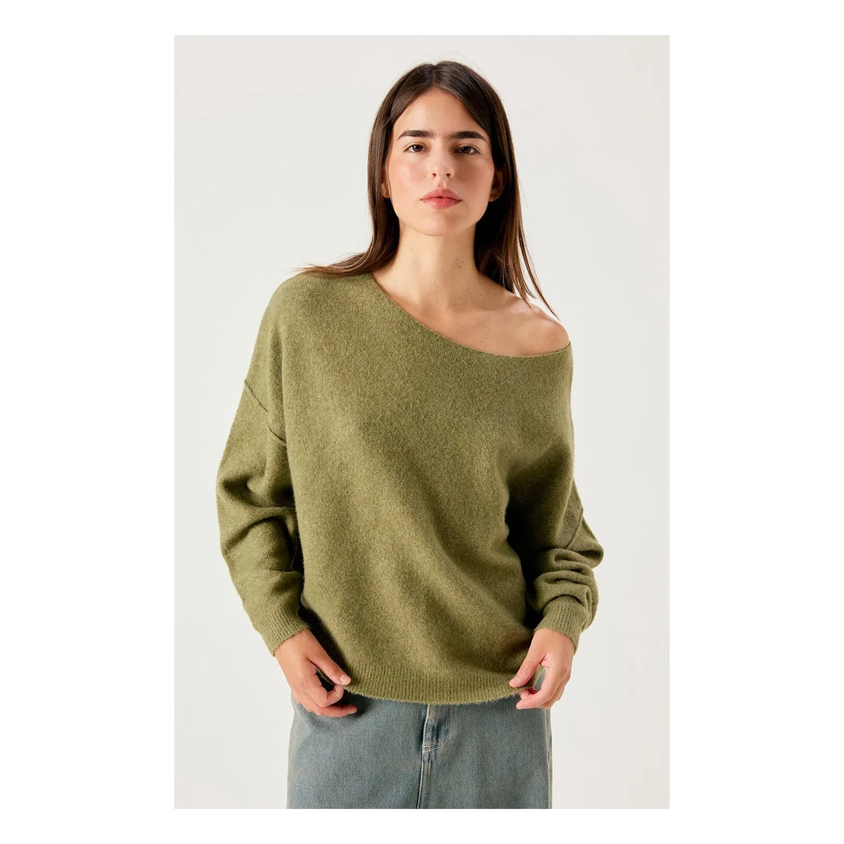 American Vintage - Jersey de lana Damsville | Caqui