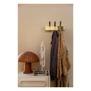 HKliving - Lámpara de mesa de mimbre