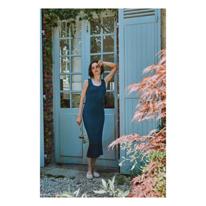 Poudre Organic - Vestido Féve | Azul marino