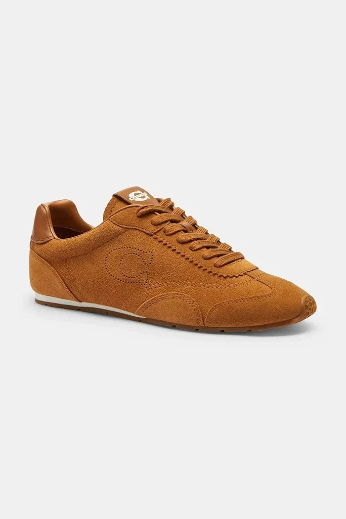 Zapatillas planas Coach de terciopelo