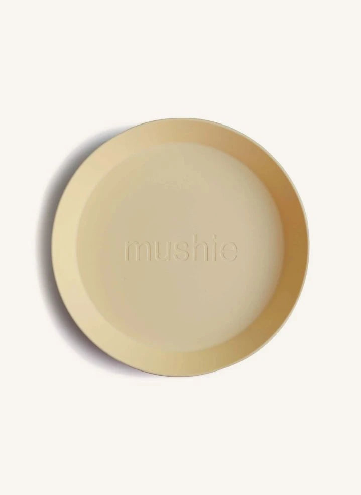 Mushie - Platos - Set de 2 | Amarillo