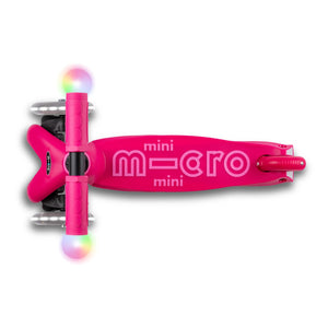Patinete LED 3 en 1 Micro - Mini | Rojo Frambuesa