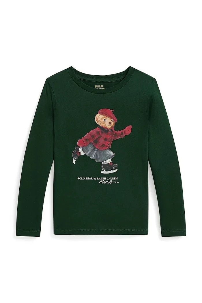Blusa de manga larga Polo Ralph Lauren para niños