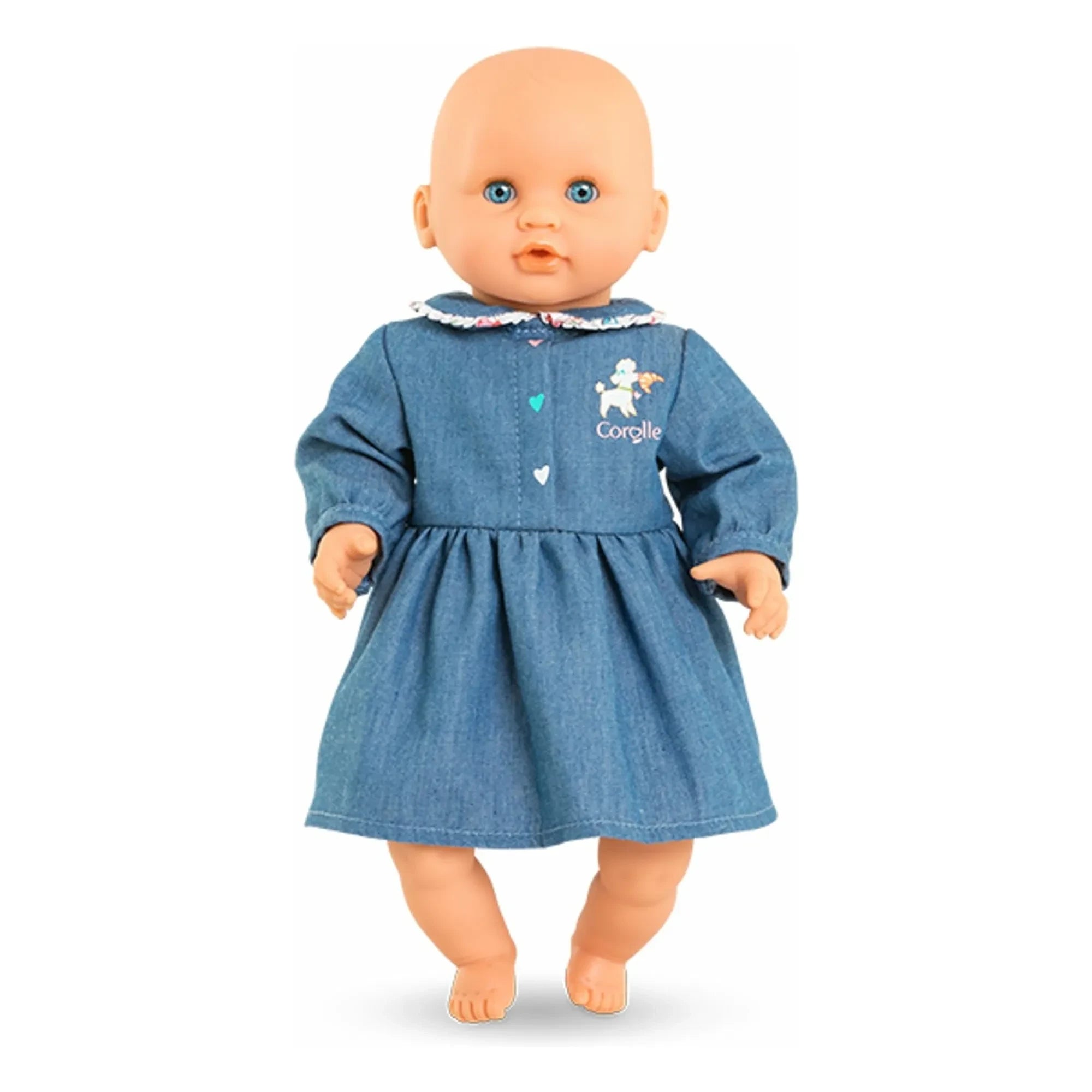Corolle - Vestido para muñeca de 30 cm Un week-end à Paris | Azul denim
