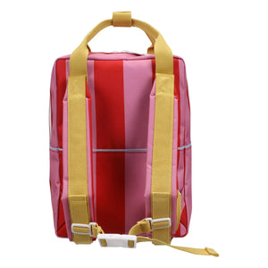 Sticky Lemon - Mochila rayada mediana | Fucsia