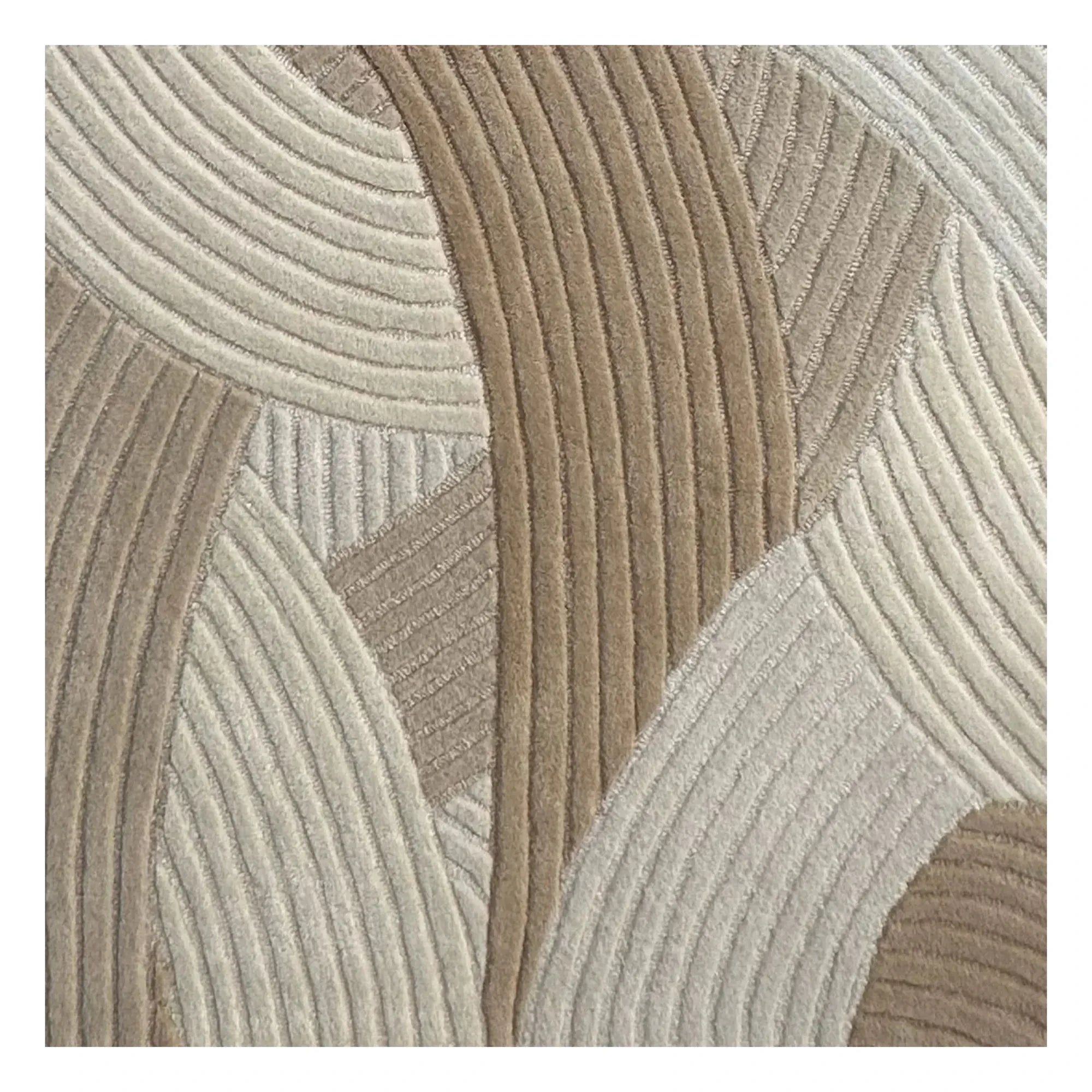 Alfombra de lana Edito - Canopée | Beige