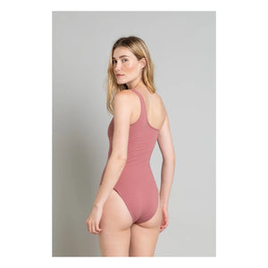 Smallable Mujer - Traje de baño asimétrico Janet de una pieza | Ciruela