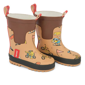 Hello Hossy - Botas de agua Mascots Ride | Marrón