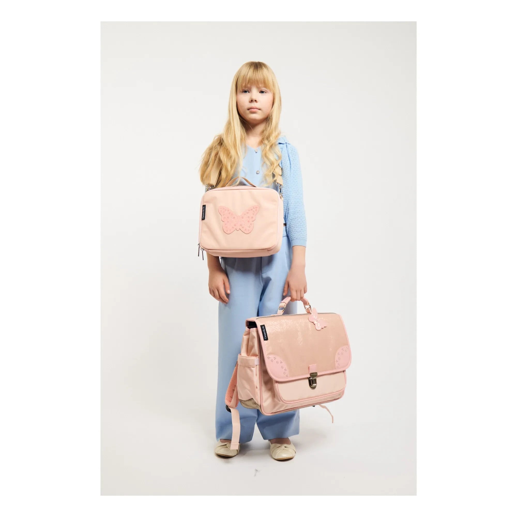 Caramel & Cie - Oxford satchel | Rosa empolvado