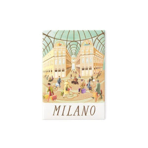 Legami - Imán ilustrado de Milán - Colección de ciudades del mundo