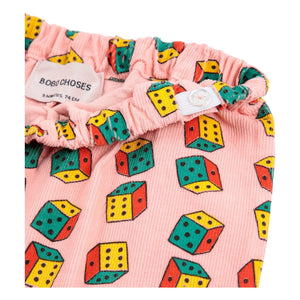 Bobo Choses - Pantalón de pana a cuadros de algodón orgánico | Rosa