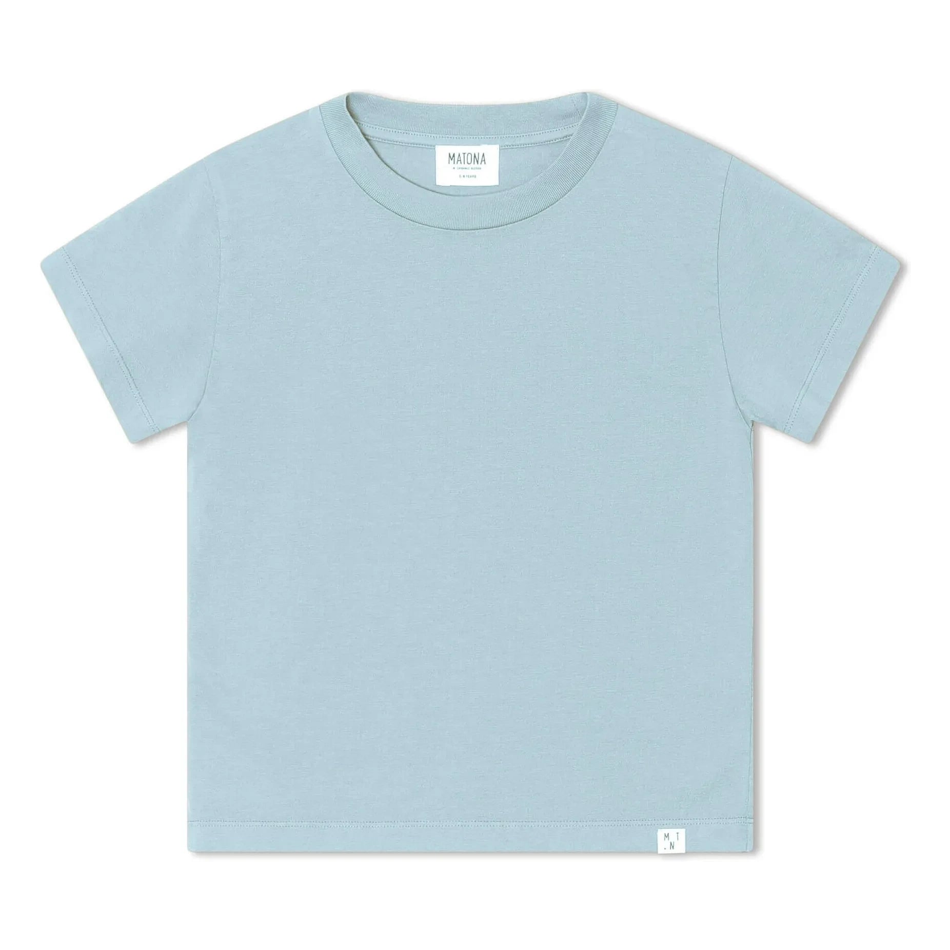 Matona - Camiseta de verano de algodón orgánico | Azul claro